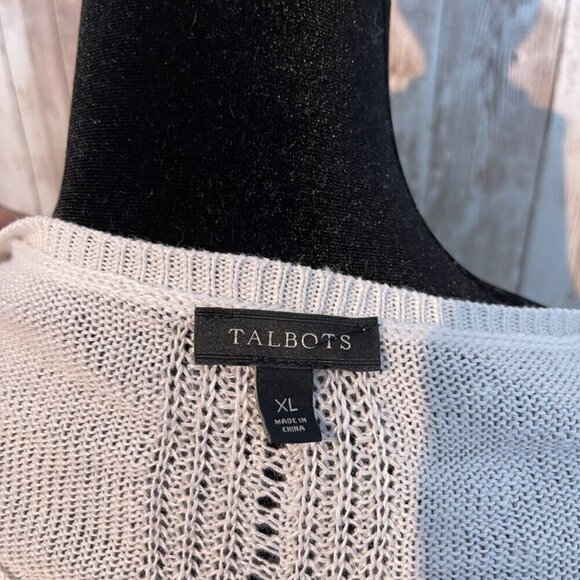 Talbots White Lightweight Tunic Sweater size XL - Picture 5 of 5